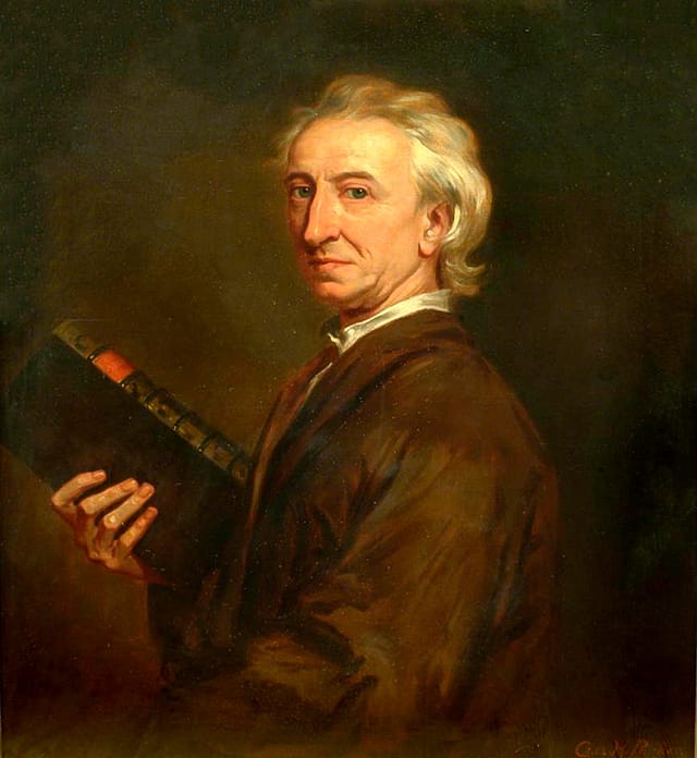 Painting of John Evelyn, 1689, by Godfrey Kneller.